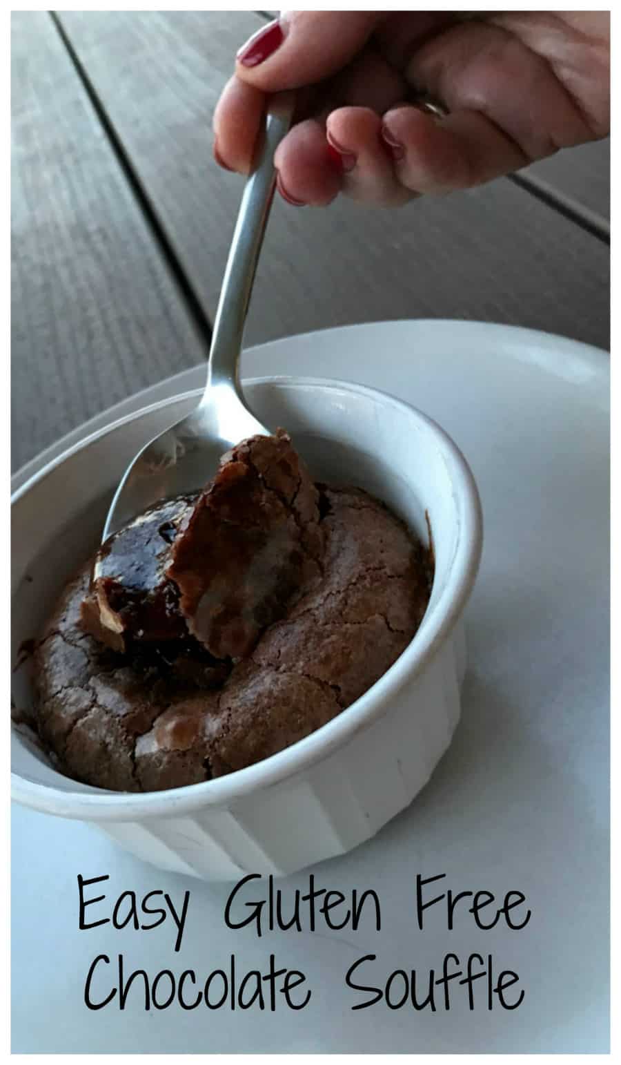 Easy Gluten Free Chocolate Souffle