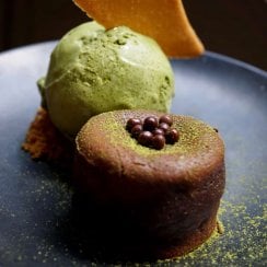 Chocolate Green Tea Lava Cake