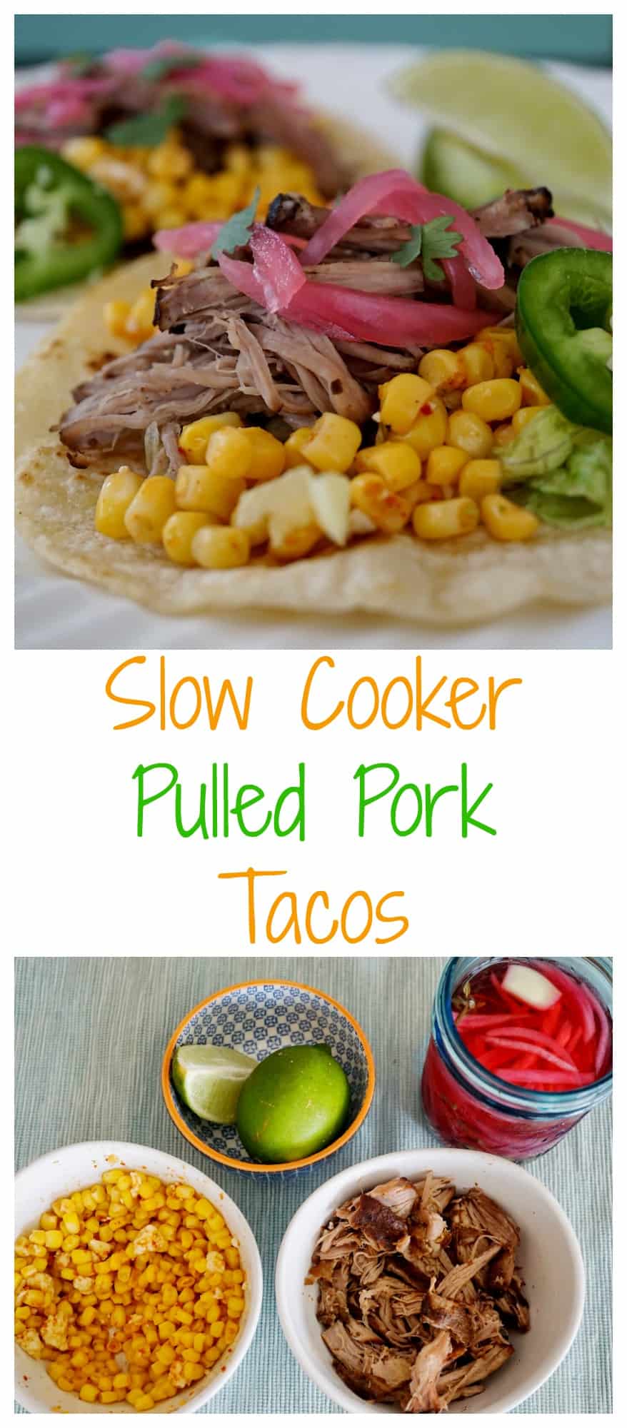 Slow Cooker Pulled Pork Tacos
