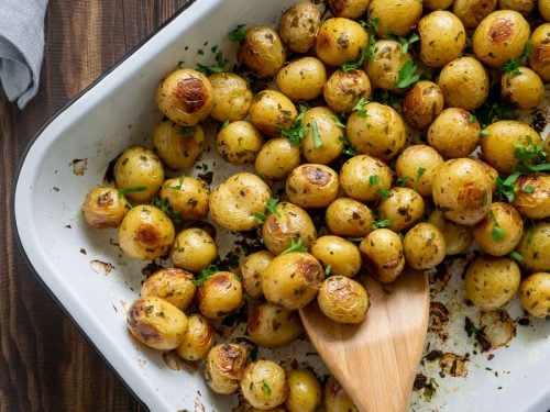 Air Fryer Mini Potatoes - Simply Made Eats