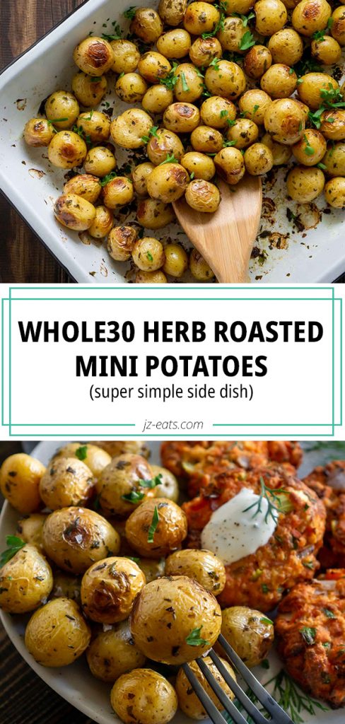 Best Crispy Roasted Mini Potatoes - so easy and crispy!!