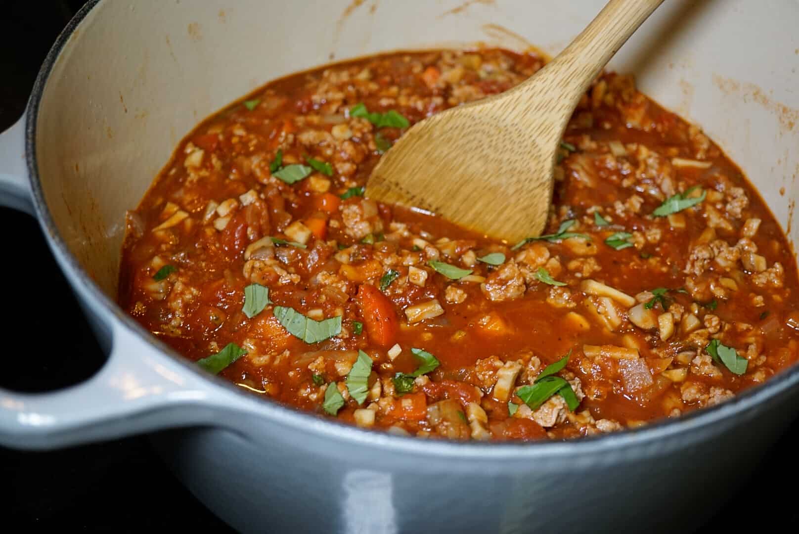 whole30 recipes mushroom bolognese7