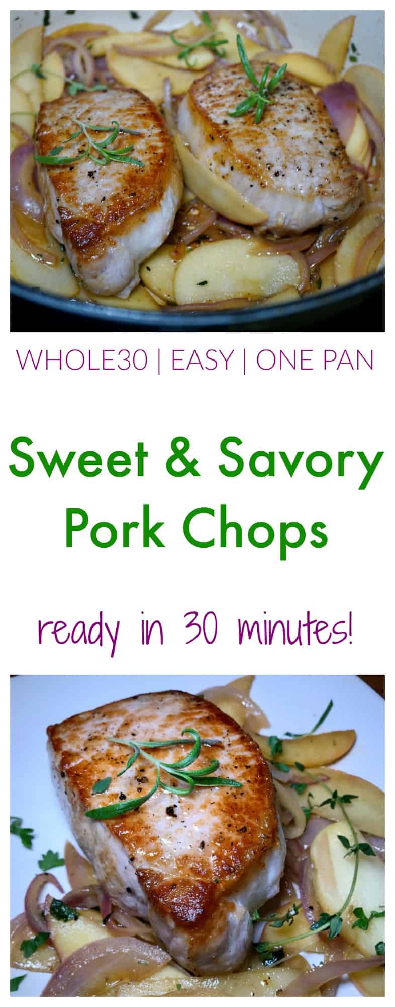 Whole30 Sweet And Savory Pork Chops