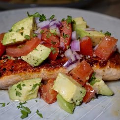 Whole30 Recipes Pan Seared Salmon With Avocado Salsa
