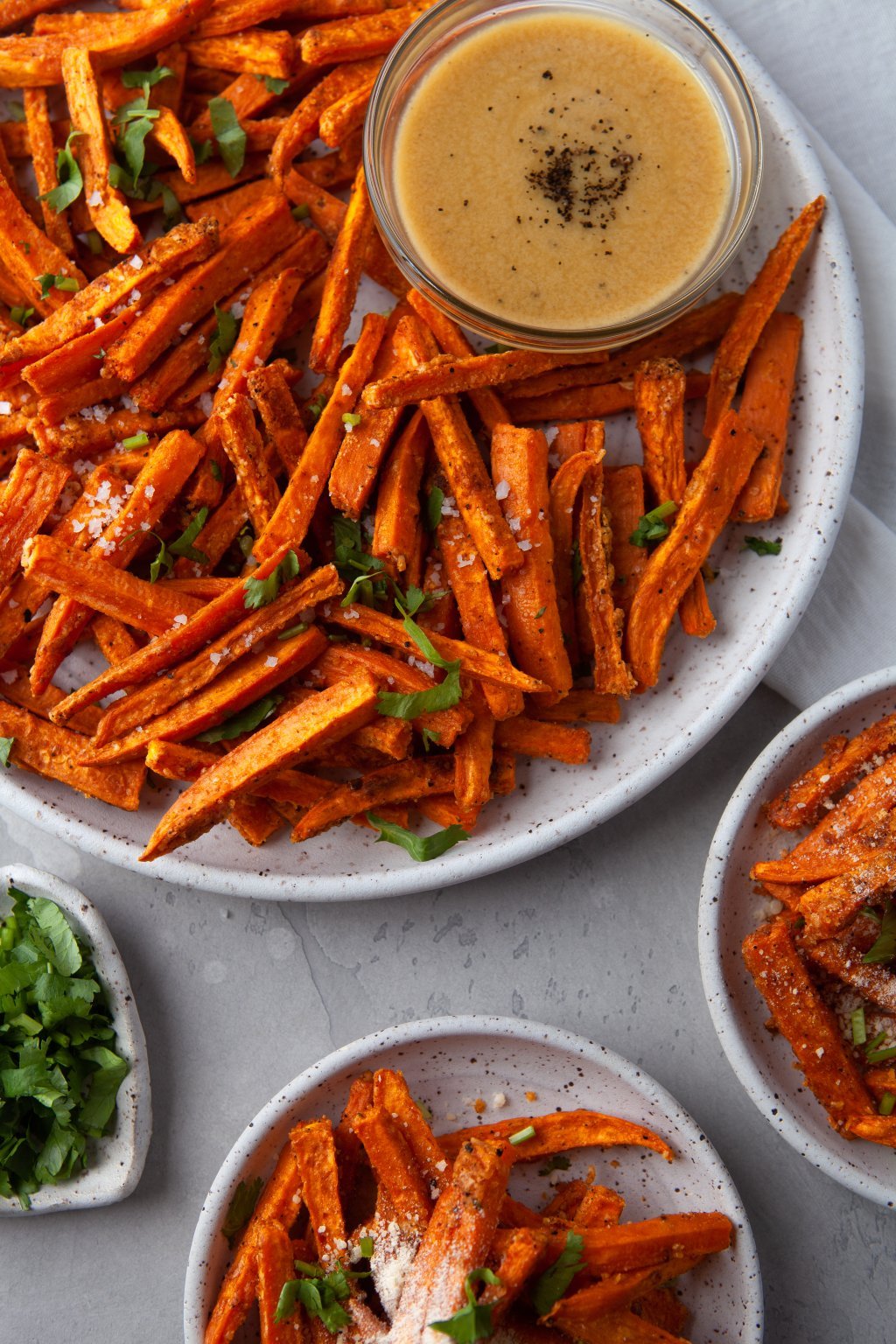 Sweet Potato Air Fryer Fries - Jz Eats