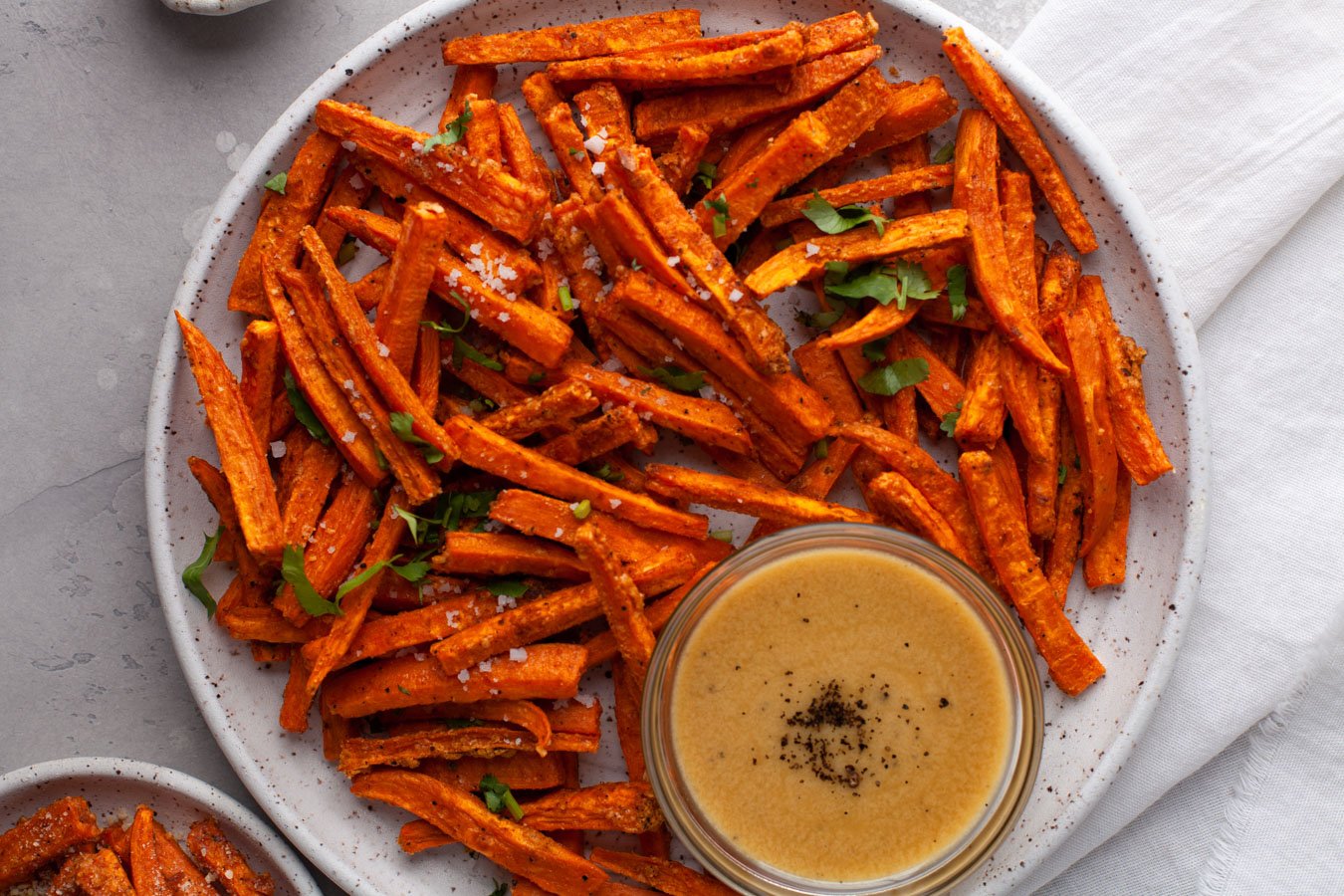 Sweet Potato Air Fryer Fries - JZ Eats