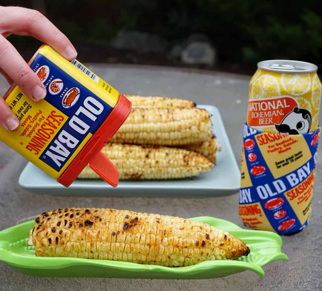 Grilled Corn On The Cob With Old Bay