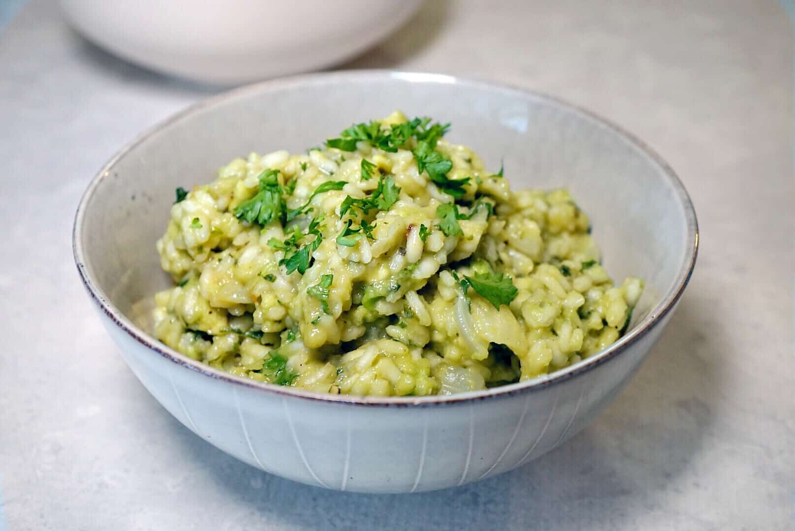 The Creamiest Vegan Avocado Risotto - It&amp;#39;s the best! | JZ Eats