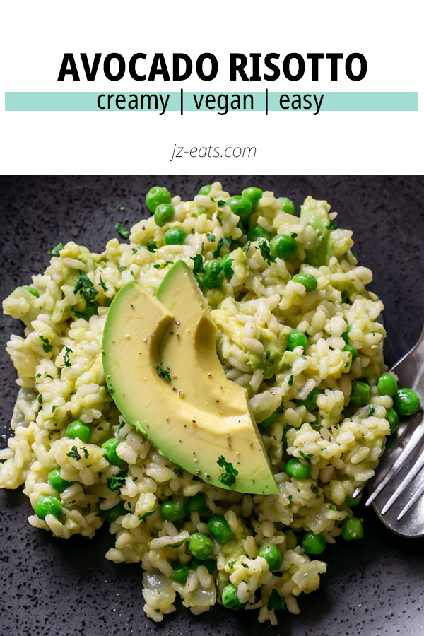 avocado risotto pinterest short pin