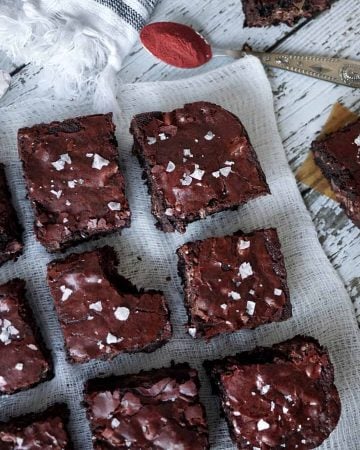 Heart Beet Valentine’s Day Homemade Brownie Recipe