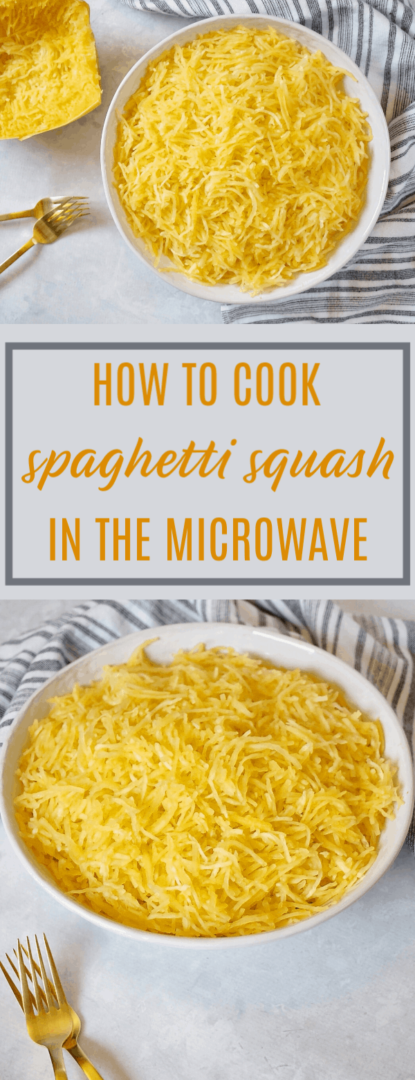 Spaghetti Squash in Microwave - JZ Eats