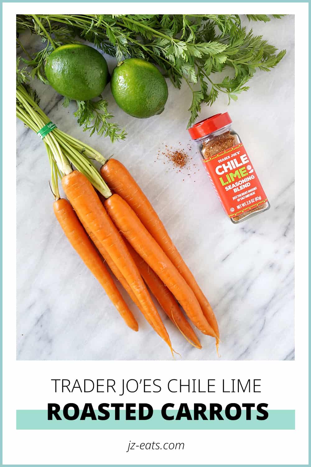 Pin this chili lime roasted carrots recipe