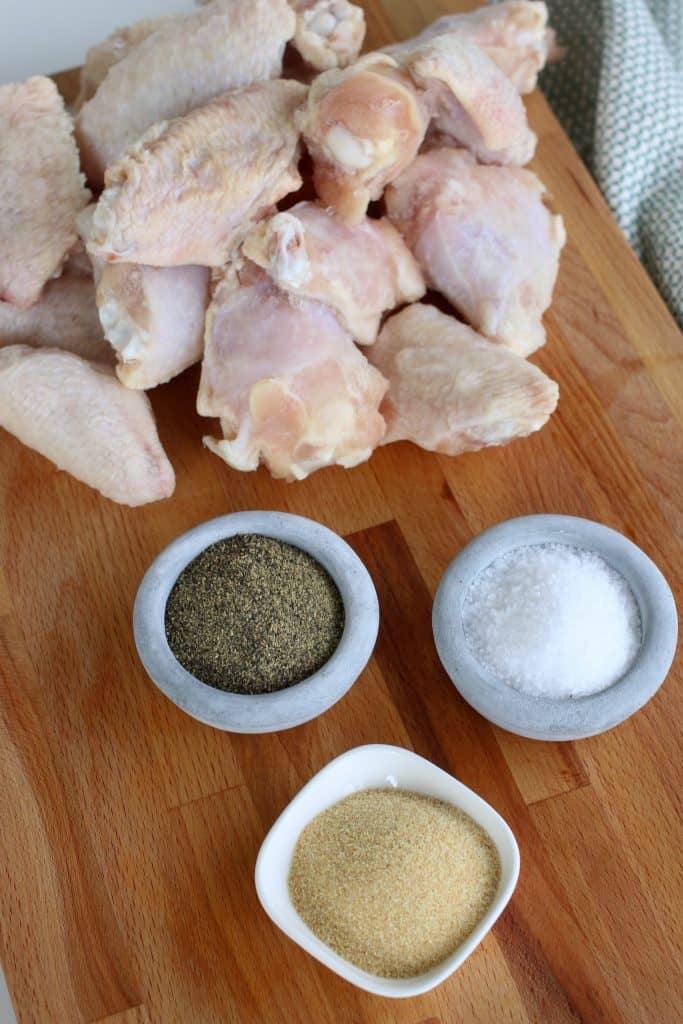 Crispy Air Fryer Chicken Wings (low carb, Whole30) - JZ Eats
