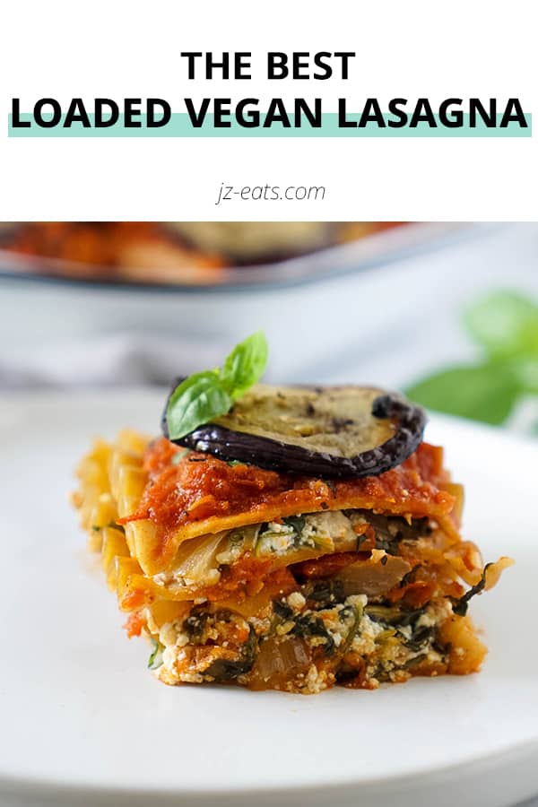 vegan lasagna pinterest short pin