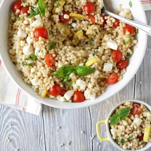 Easy Farmer's Market Salad With Couscous - JZ Eats