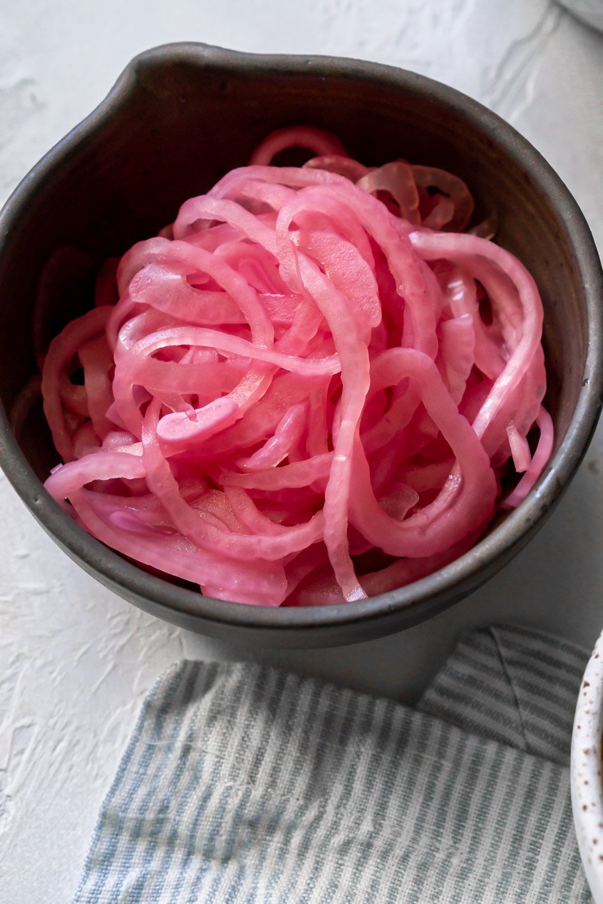 Pickled Red Onions are my Favorite Kitchen Hack