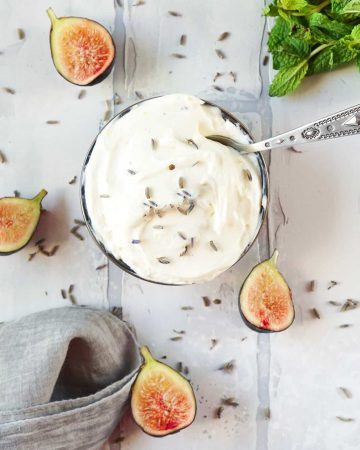 Honey Whipped Goat Cheese with Lavender