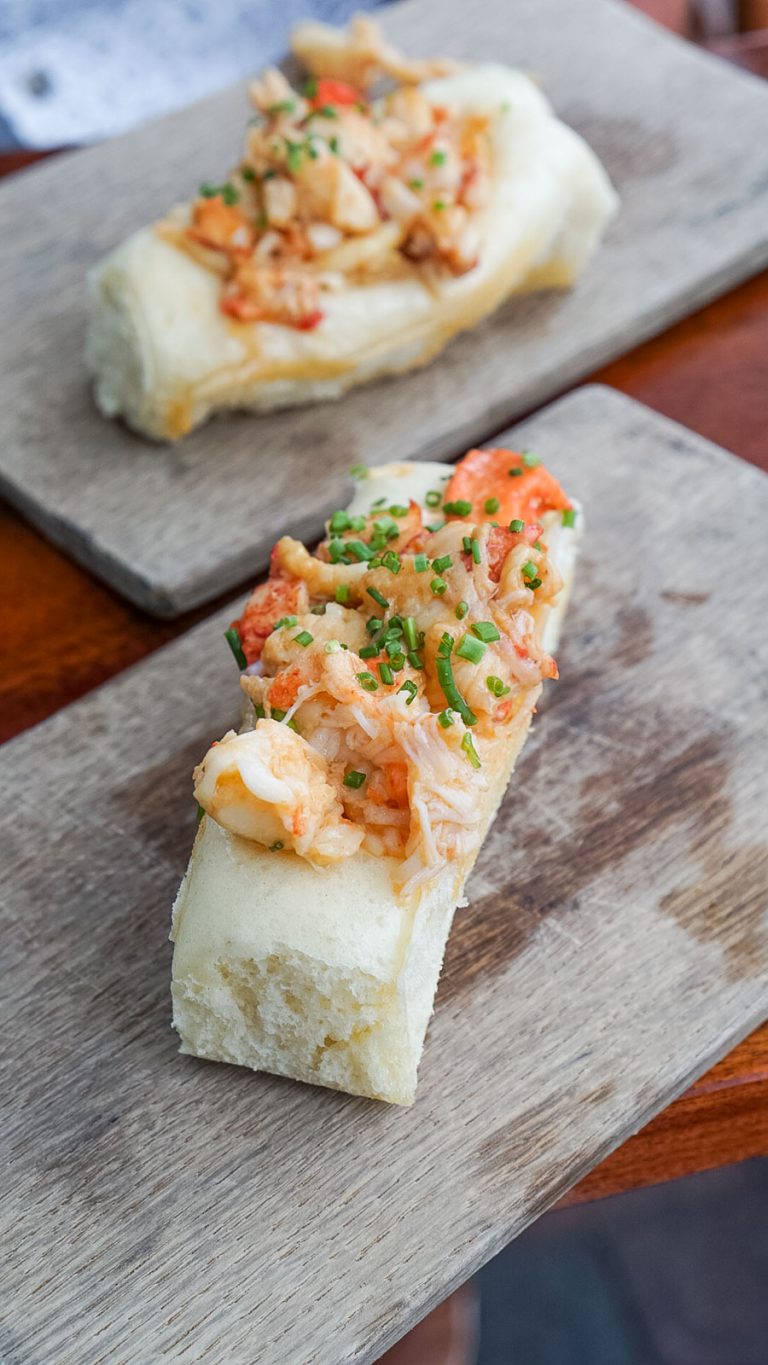 two bao lobster rolls from one of the best portland maine restaurants