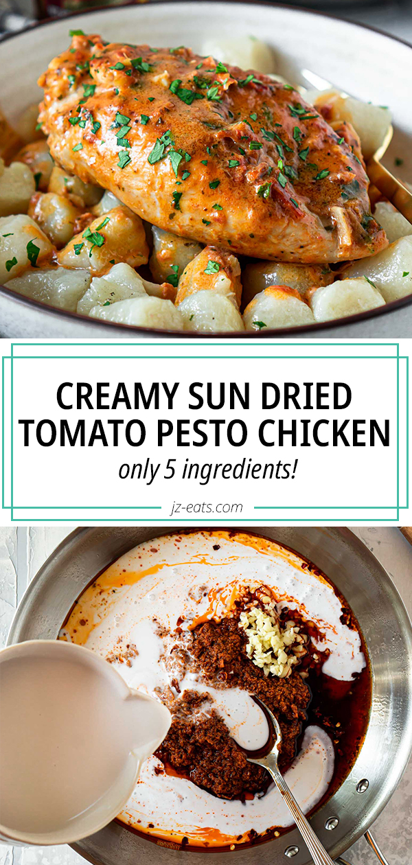 sun dried tomato pesto chicken pinterest long pin