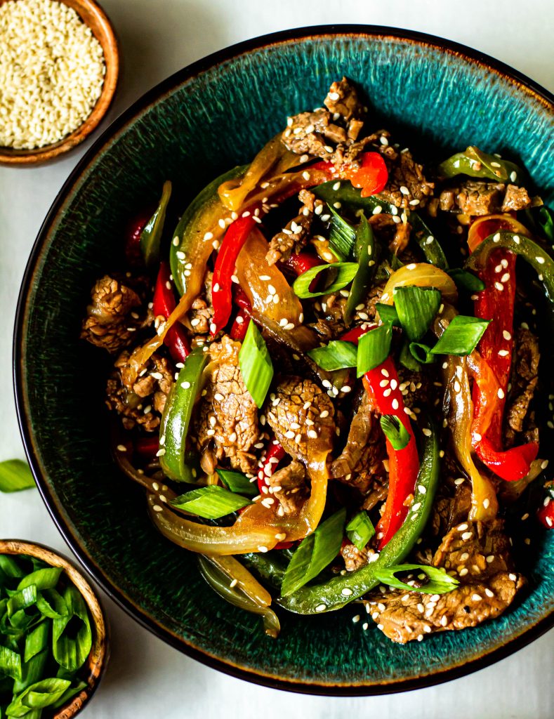 pepper steak stir fry