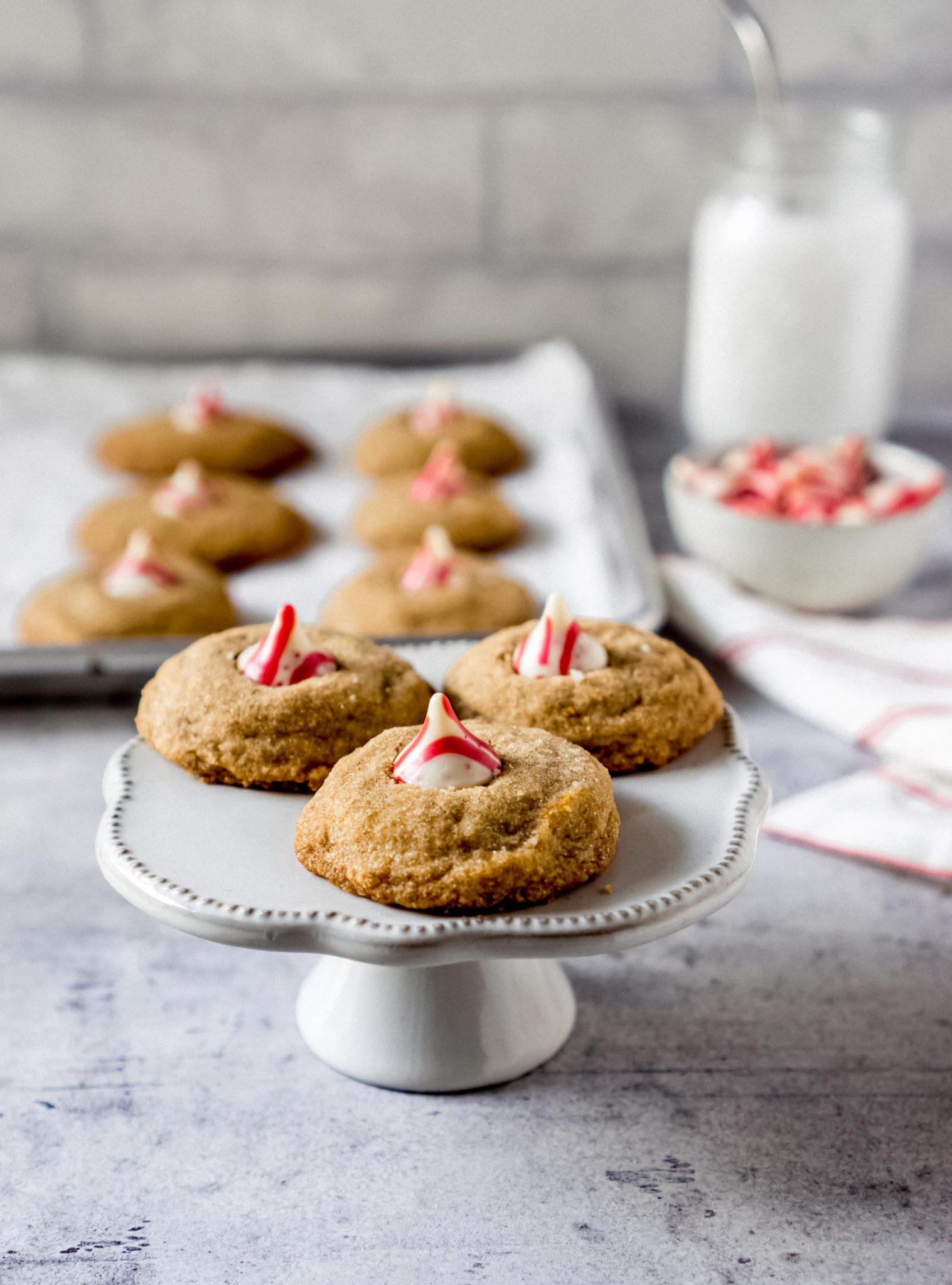 Candy Cane Hershey Kiss Cookies The Best Holiday Cookies! JZ Eats