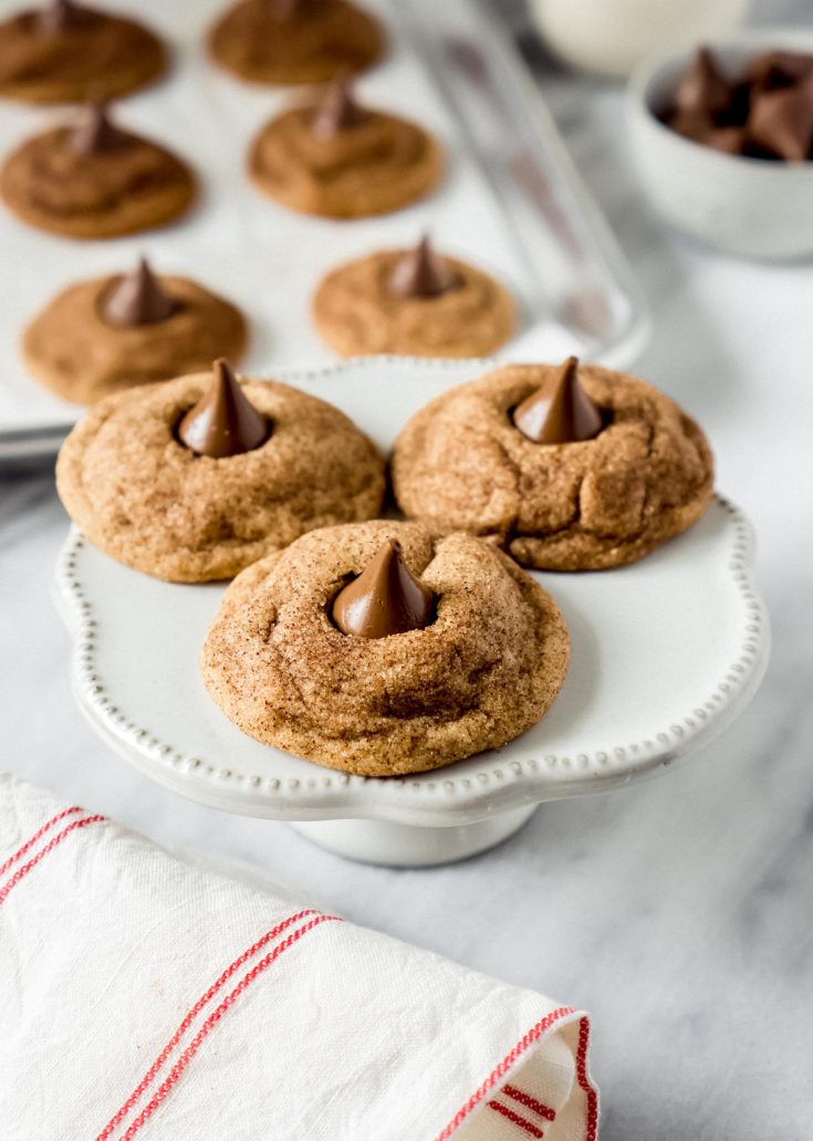 World's Best Snickerdoodle Hershey Kiss Cookies - JZ Eats