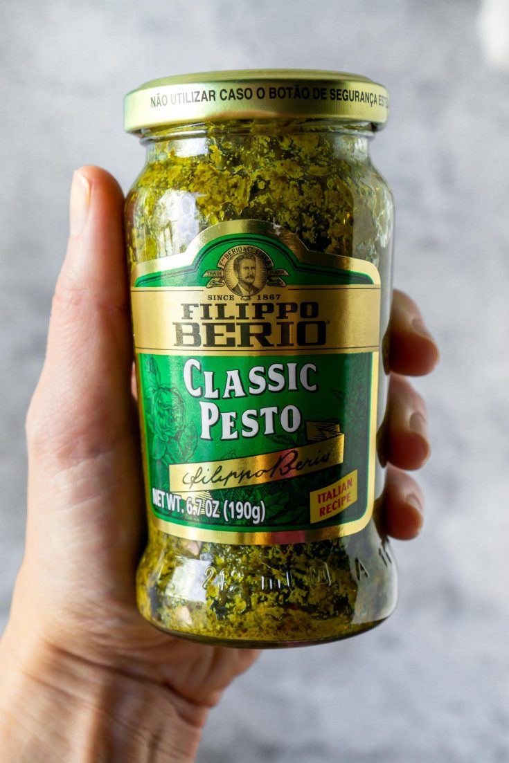 Creamy Basil Pesto Shrimp Pasta (ready in 30 minutes!) - JZ Eats