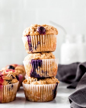 Healthy Recipe for Blueberry Oatmeal Muffin