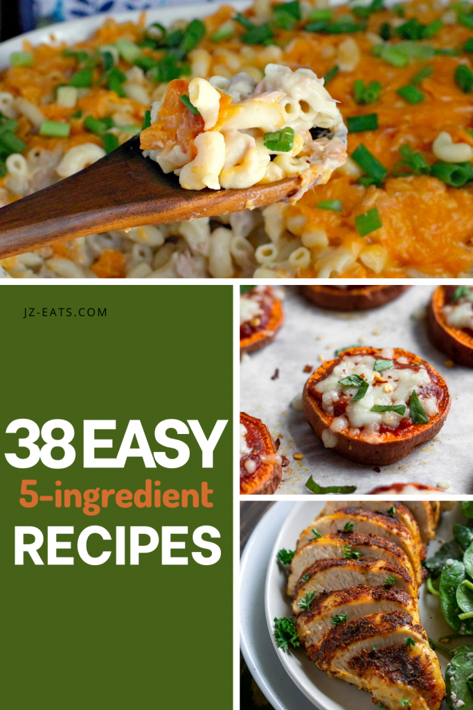 5 ingredient recipes pinterest pin