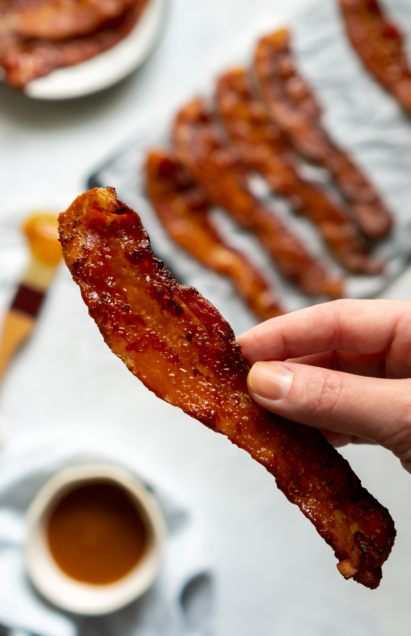 Air Fryer Candied Bacon JZ Eats