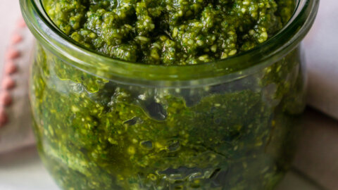 Spirulina and Mint Basil Pesto Recipe