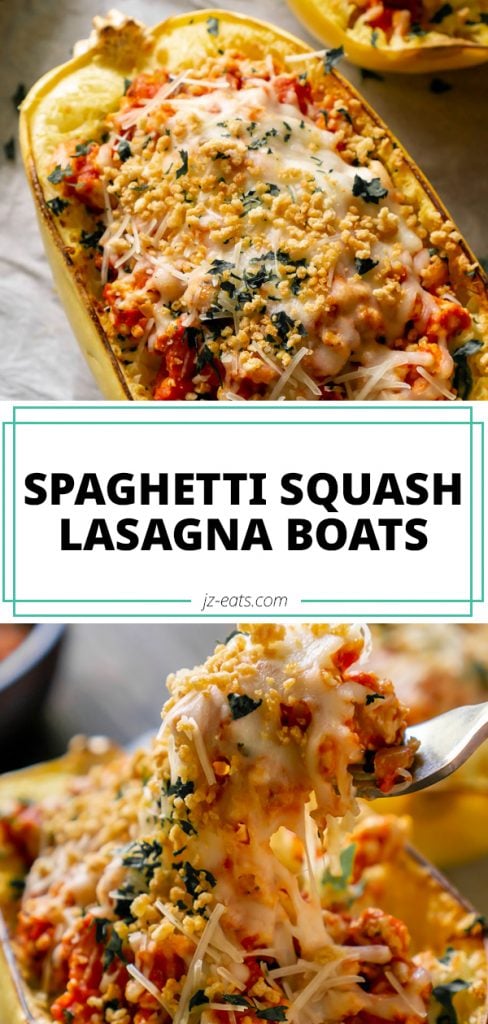 spaghetti squash lasagna long pin