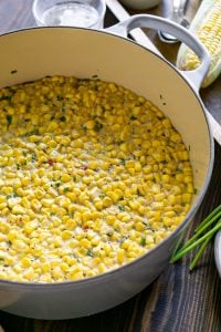 corn chowder in a large pot