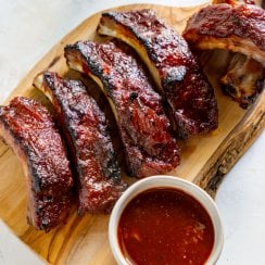 slow cooker ribs with bbq sauce