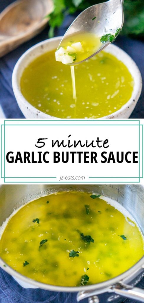 garlic butter sauce pin