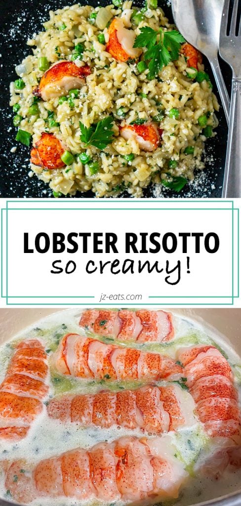 lobster risotto pinterest pin