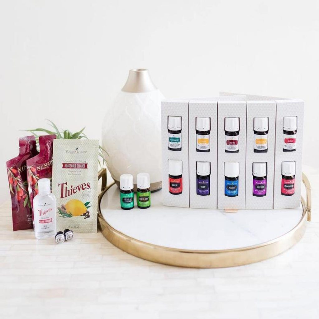 young living diffuser and essential oils