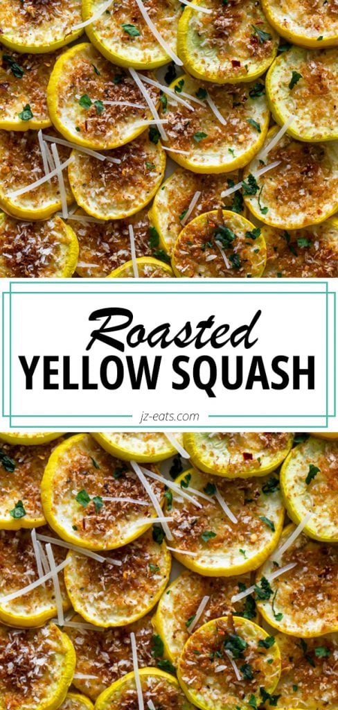roasted yellow squash pinterest pin