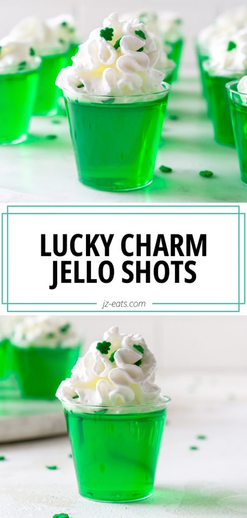 Lucky Charm Vodka Jello Shots