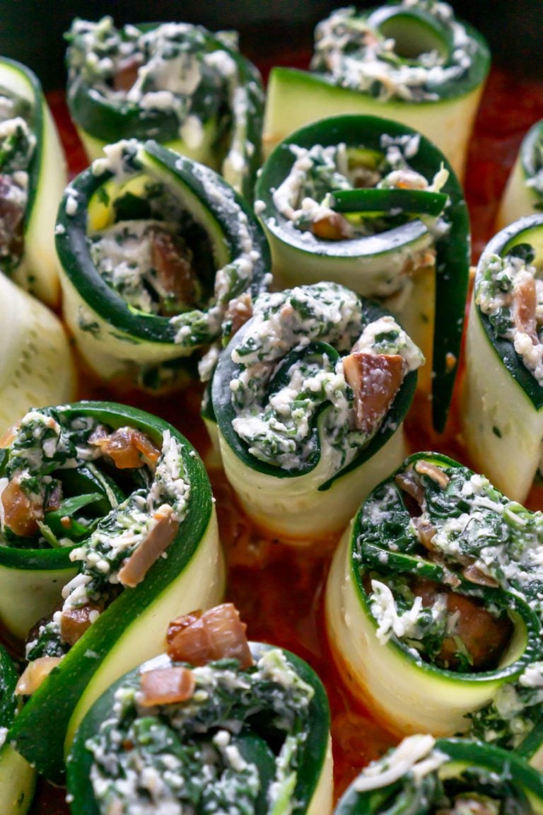 Zucchini Lasagna Rolls