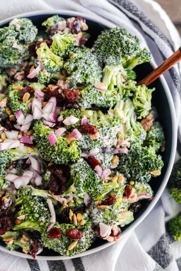 Broccoli Bacon Salad - JZ Eats