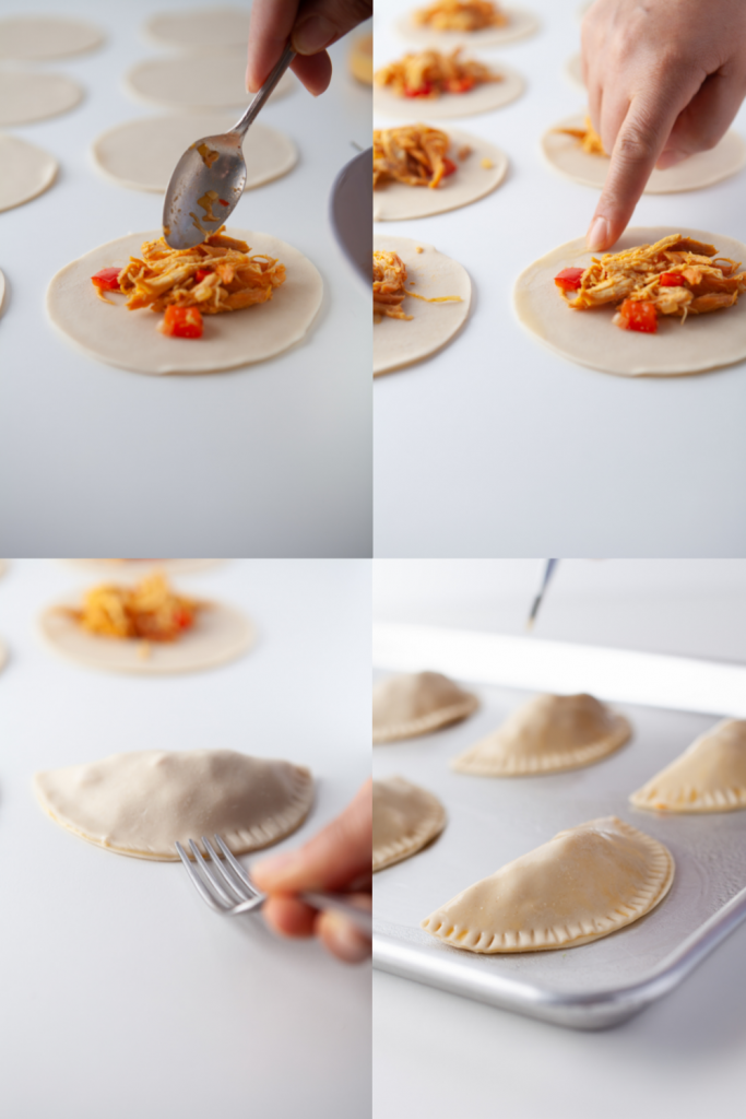 steps to make chicken empanadas