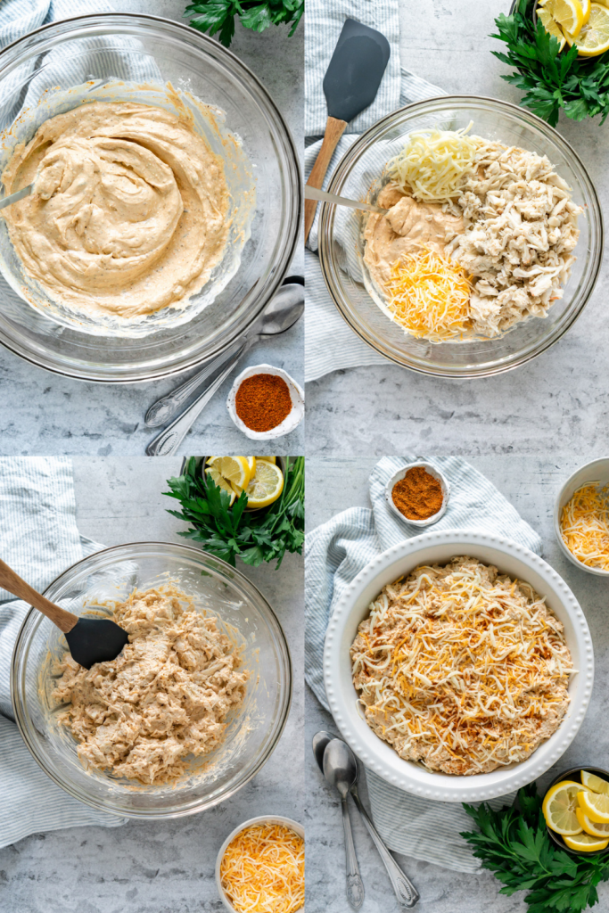 how to make crab dip (step by step)