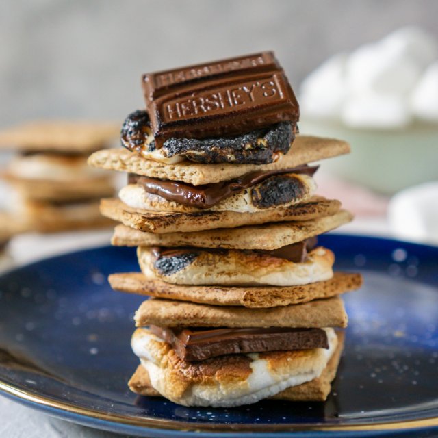 Super Easy S'mores in the Oven - JZ Eats