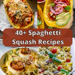 spaghetti squash recipes pin