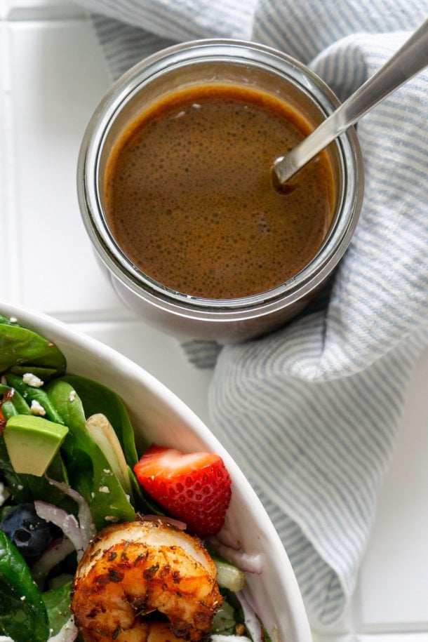 Simple Honey Balsamic Dressing - JZ Eats