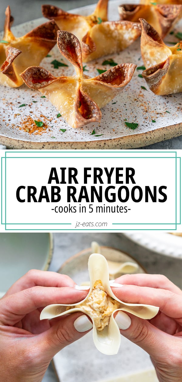 Easy Air Fryer Crab Rangoons