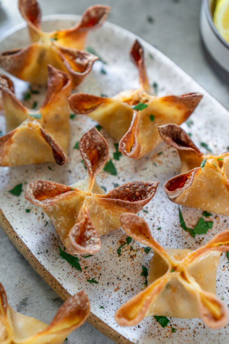 Easy Air Fryer Crab Rangoons