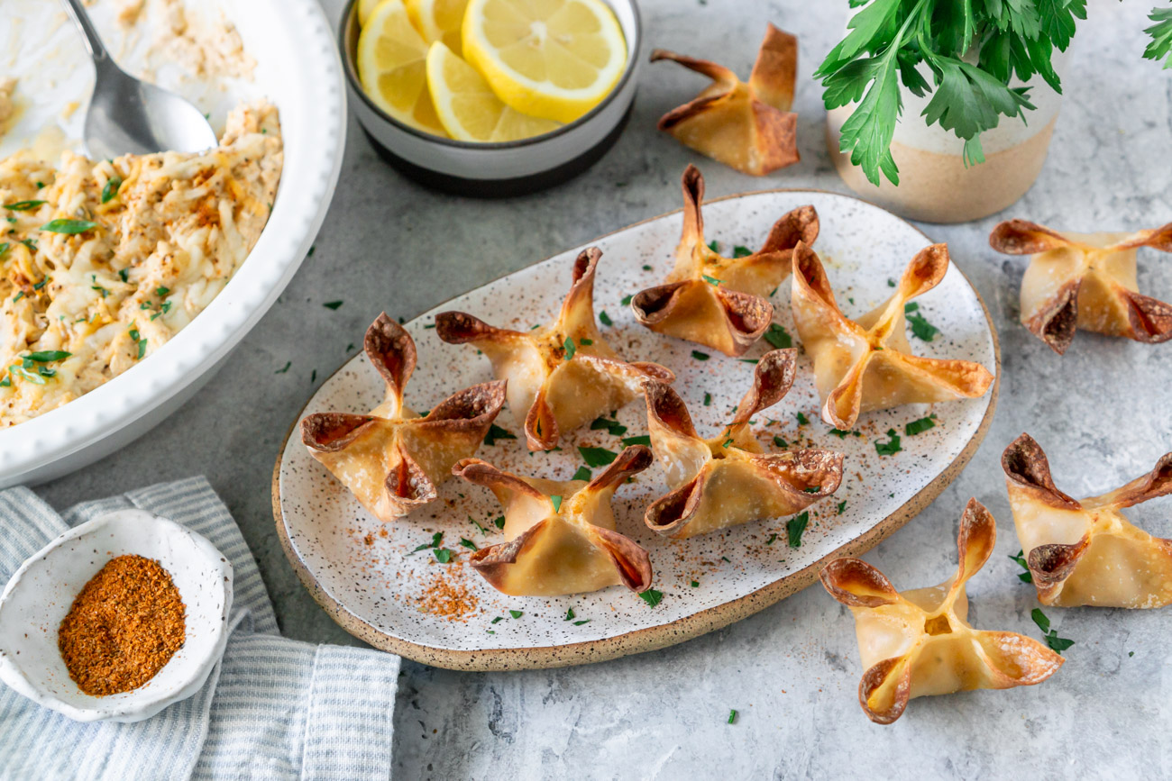 Easy Air Fryer Crab Rangoons