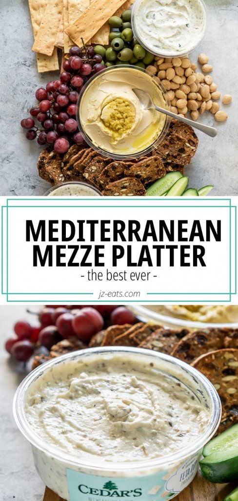 mezze platter pinterest pin